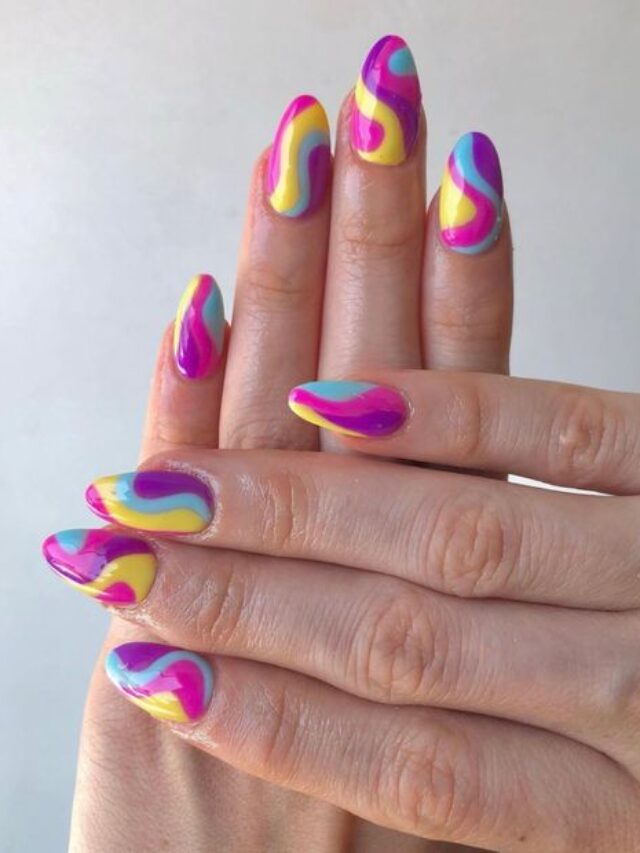 Mesmerizing Swirl Nail Art A Whirlwind of Style